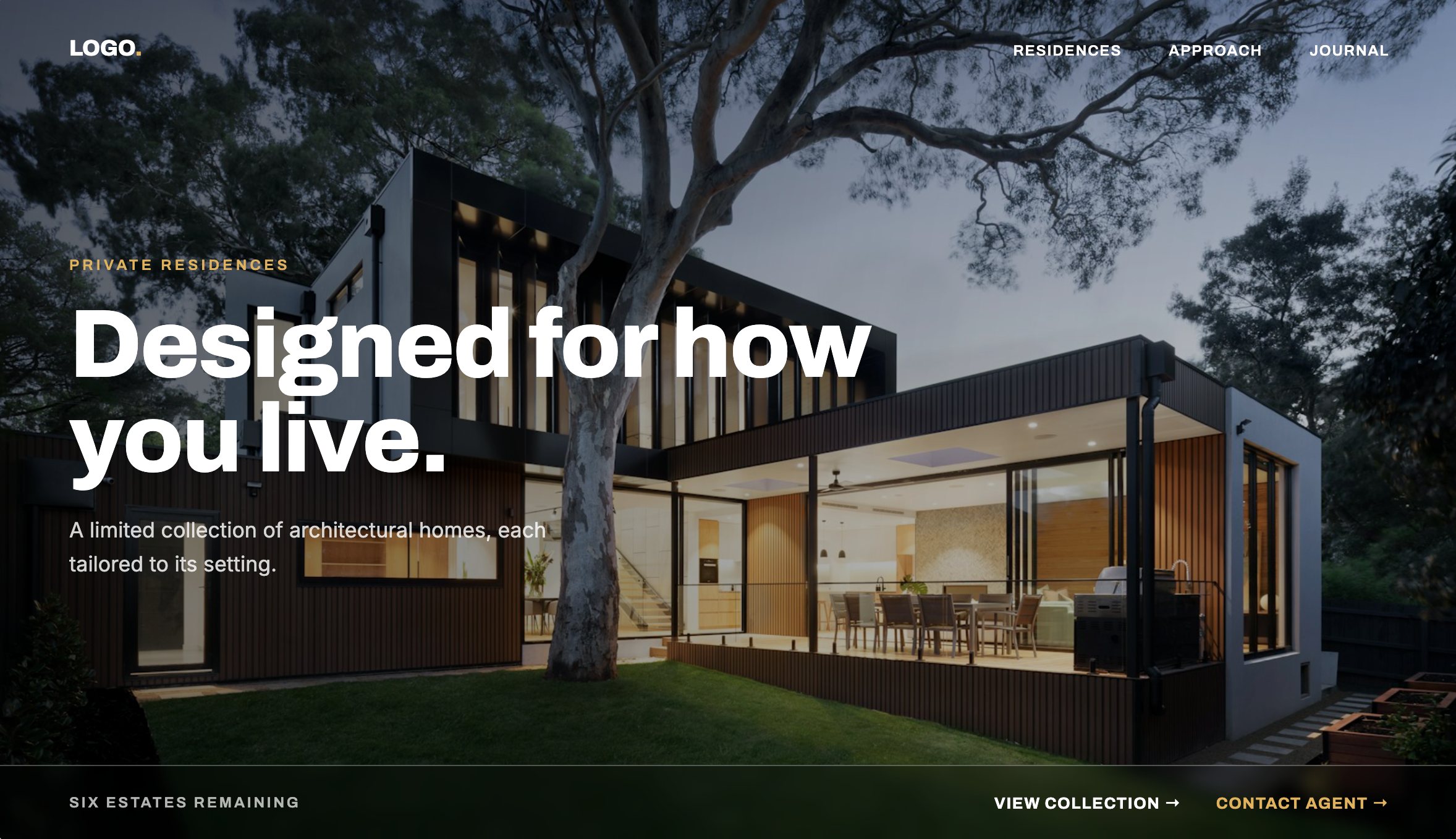 Launch website design